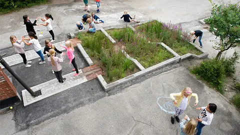 Patios en Castilla y Le&oacute;n contra el cambio clim&aacute;tico