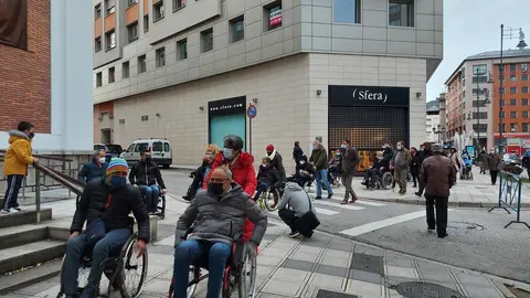 Recorrido en silla de ruedas por Ponferrada