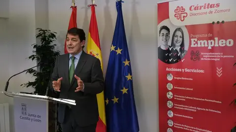 El presidente de la Junta de Castilla y Le&oacute;n, Alfonso Fern&aacute;ndez Ma&ntilde;ueco