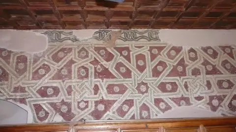 Pinturas restauradas en Carrizo de la Ribera
