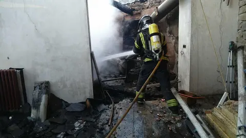 Incendio en Tombrio