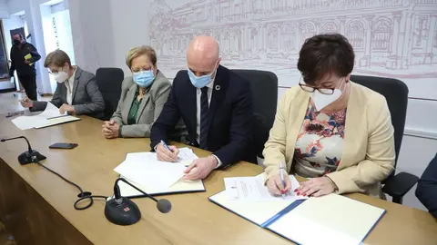 Convenio firmado con San Andr&eacute;s del Rabanedo para la ampliaci&oacute;n de los Huertos Urbanos.