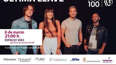Concierto de &Uacute;ltima Llave en Espacio V&iacute;as