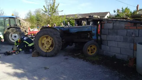 Accidente en Carracedelo