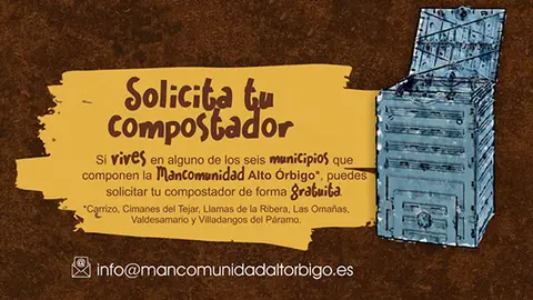 cartel compostaje