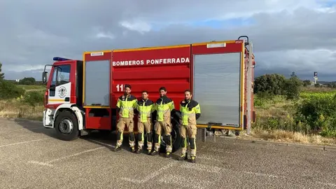 Bomberos de Ponferrada acuden al incendio de Zamora