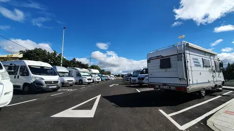 Parking de autocaravanas en Le&oacute;n