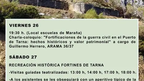 Cartel de las Jornadas Hist&oacute;ricas "Fortines de Tarna"