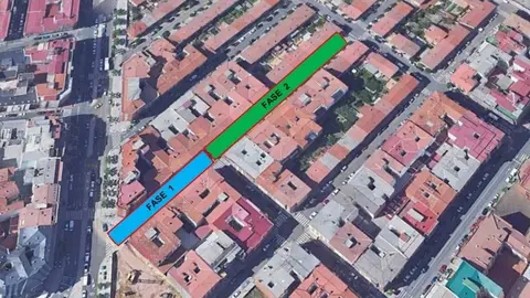 Fases de las obras en Santo Toribio de Mogroviejo