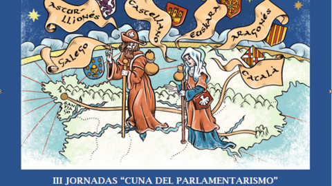 Cartel jornadas "Las lenguas del camino": el camino de las lenguas