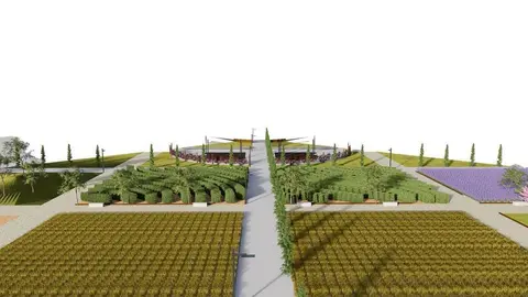 Parque y zona verde proyectada para Le&oacute;n