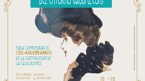 Cartel de la I feria modernista del entorno Gaud&iacute;