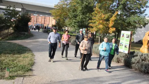 Participantes en la marcha de Asprona Bierzo