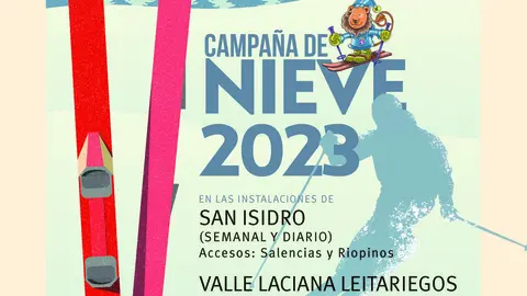 Cartel campa&ntilde;a nieve 2023