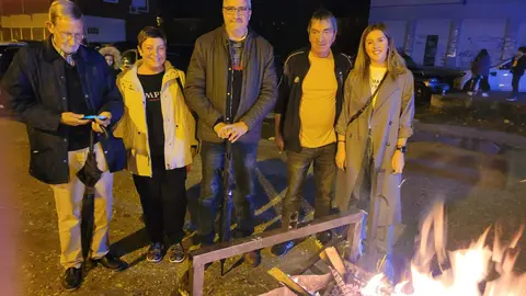 Magosto en el barrio Cuatrovientos de Ponferrada