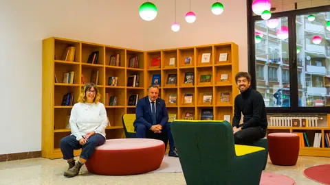 Zona renovada de la Biblioteca Leonesa