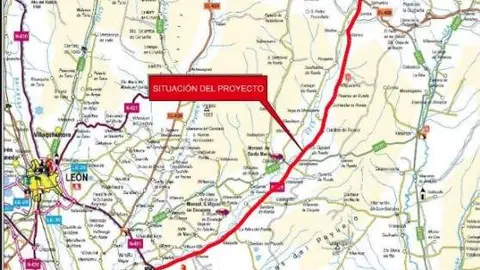 Tramo de la N-625 en el que se rehabilitar&aacute; el firme