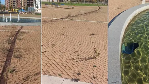Deficiencias en el barrio de La Lastra (foto Ciuddadanos)