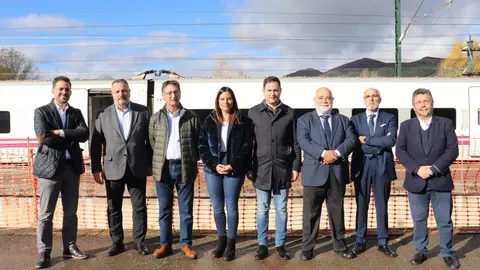 Foto Archivo Visita de la ministra de Transportes, Raquel S&aacute;nchez, a la Variante de  Pajares, donde se ha hecho p&uacute;blica la recuperaci&oacute;n del Alvia Ponferrada-Madrid