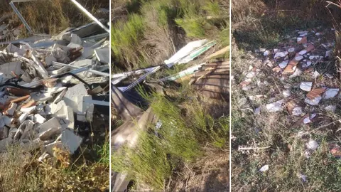 Escombreras en San Andr&eacute;s (foto Ciudadanos)