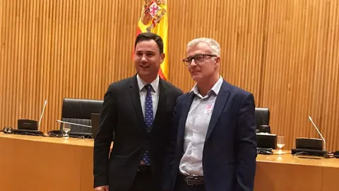 Javier Alfonso Cend&oacute;n, a la izquierda (foto de archivo)
