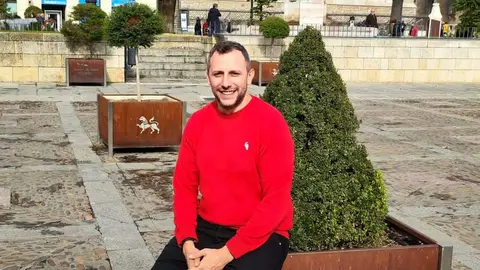 El candidato a la Alcald&iacute;a leonesa por Podemos, Nael Blanco