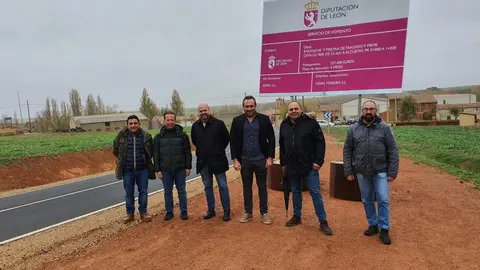 Obras de mejora en la carretera a Alcuetas