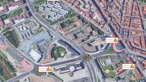 Calles afectadas por las restricciones de tr&aacute;fico