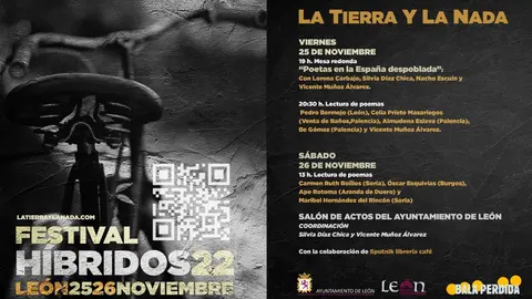 Cartel del festival H&iacute;bridos 2022