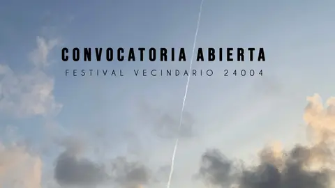 Cartel de la convocatoria Vecindario 24004