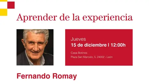 Jornada Aprender de la experiencia, Fernando Romay, Le&oacute;n, 15 de diciembre de 2022
