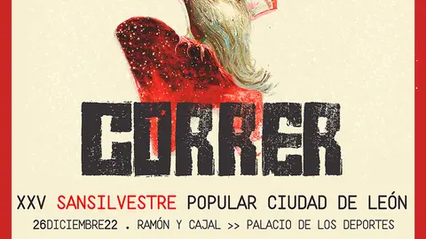 Cartel de la San Silvestre Popular Ciudad de Le&oacute;n