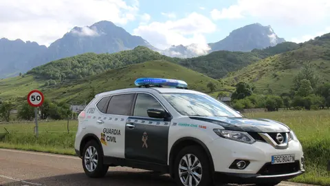 Coche patrulla de la Guardia Civil