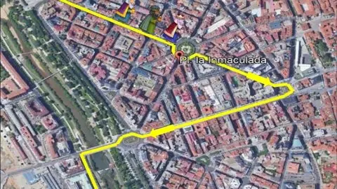 Itinerario de la Cabalgata de Reyes de Le&oacute;n