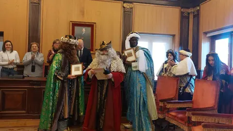 Recepci&oacute;n a los Reyes Magos en el Ayuntamiento