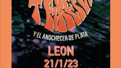 Cartel del concierto de Rufus T. Firefly