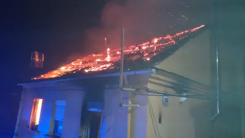 Incendio en Berlanga del Bierzo