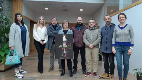 Cartel 'Do&ntilde;a Cuaresma se va de fiesta', ganador del concurso para anunciar el Carnaval de Le&oacute;n 2023