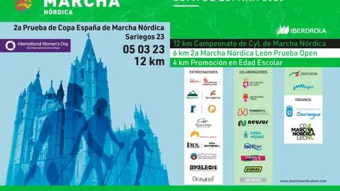 Sariegos acoger&aacute; el pr&oacute;ximo 5 de marzo la 2&ordm; prueba de la Copa de Espa&ntilde;a Iberdrola de Marcha N&oacute;rdica 2023