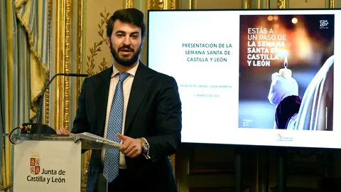 Garc&iacute;a-Gallardo anima a los castellanos y leoneses a ser &ldquo;los mejores embajadores&rdquo; de la Semana Santa de Castilla y Le&oacute;n