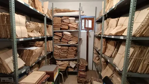 As&iacute; se encontraba el antiguo Archivo Hist&oacute;rico Municipal de la villa de Valderas