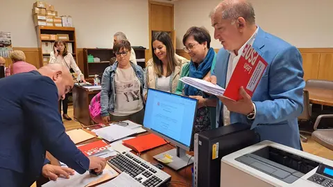 Entrega candidatura PSOE San Andr&eacute;s