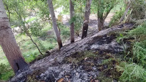 incendio ladera