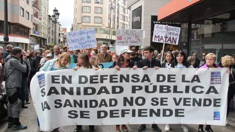 Manifestaci&oacute;n Sanidad P&uacute;blica