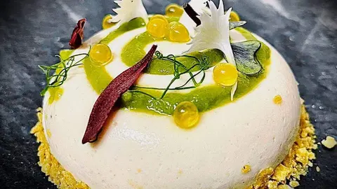 FOTO DE UNO DE LOS PLATOS FINALISTAS el Certamen Gastron&oacute;mico de la Trucha de Le&oacute;n