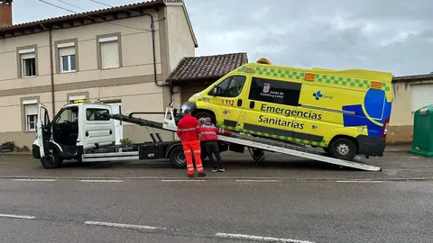 Aver&iacute;a en el transporte sanitario de Le&oacute;n