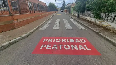 Plan piloto en Pinilla de prioridad peatonal