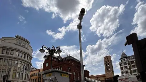 Aforadores del tr&aacute;fico que han comenzado ya a instalarse en Le&oacute;n
