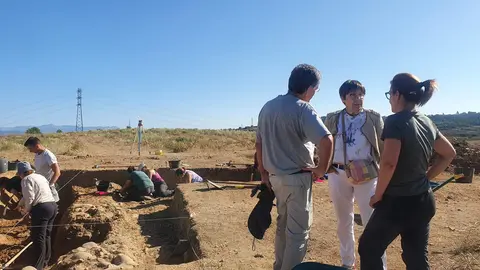 Castro de los Jud&iacute;os excavaciones de la Universidad de Le&oacute;n