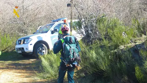 la Ruta de la Senda Mitol&oacute;gica de Carande en el t&eacute;rmino municipal de Ria&ntilde;o.